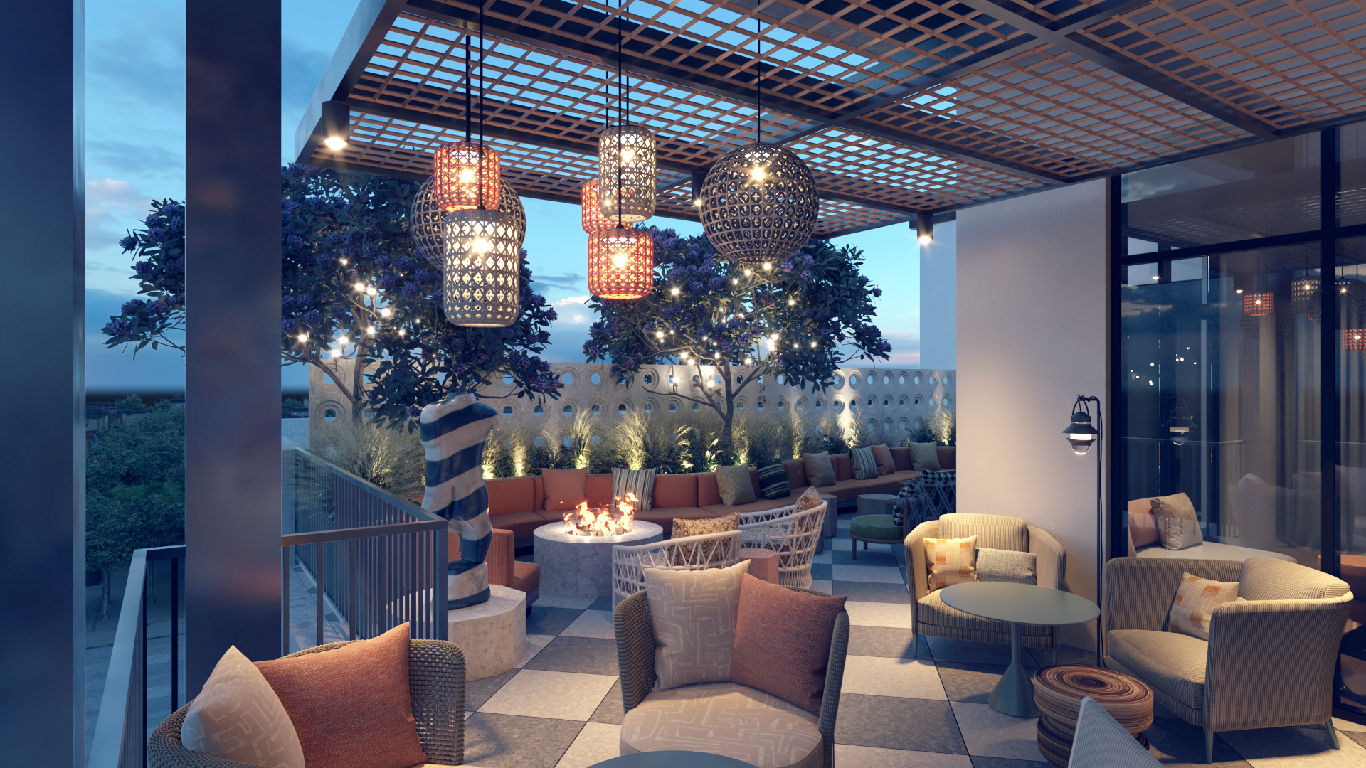 Columbia Rooftop Bar to The Society